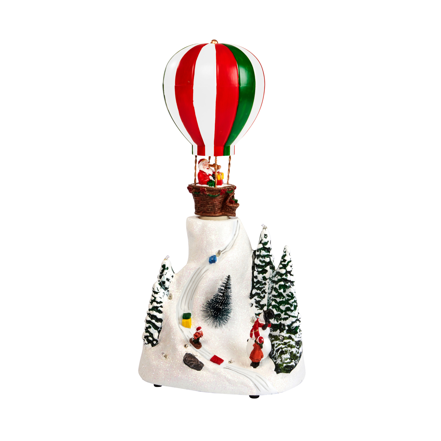 Special Delivery! Santa Scene β Hand-Painted LED Christmas Village Display (Battery Powered)