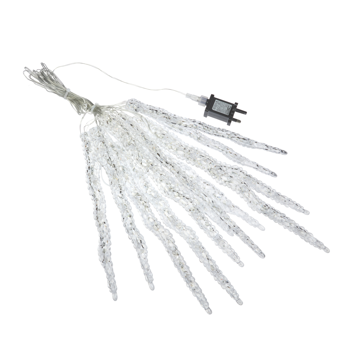 Smart LED Icicle Lights – Set of 10 (Cool White / Multi-Colour)